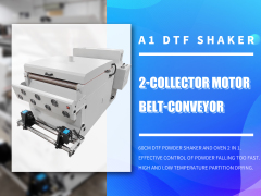 Udefine 24" DTF Powder Shaker Drying Oven with Belt-conveyor for DTF Printer A1 T Shirt Printer 60cm DTF Transfer Printing
