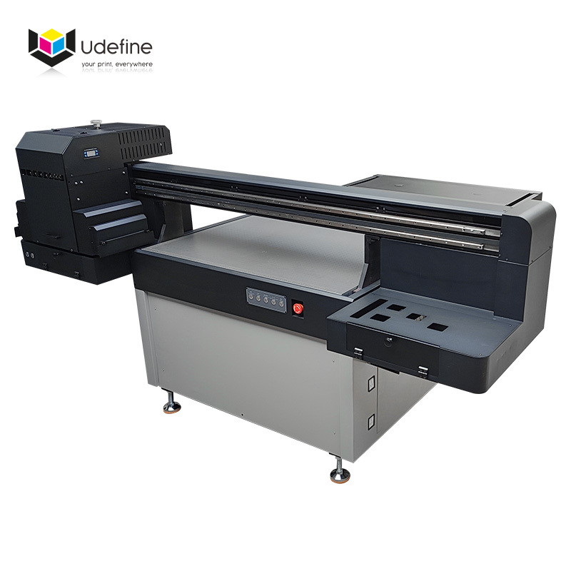 Udefine 1016 Printing Size UV Flatbed Printer Industrial Inkjet Printer for Glass PVC Plastic Acrylic