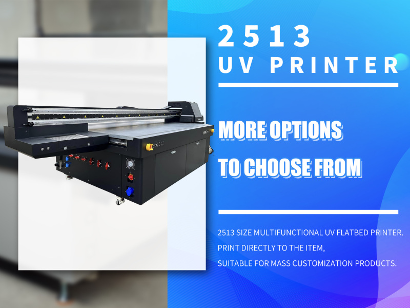 Udefine 2513 Printing Size UV Flatbed Printer Industrial Inkjet Printer for Glass PVC Plastic Acrylic