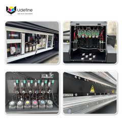 Udefine 2513 Printing Size UV Flatbed Printer Industrial Inkjet Printer for Glass PVC Plastic Acrylic