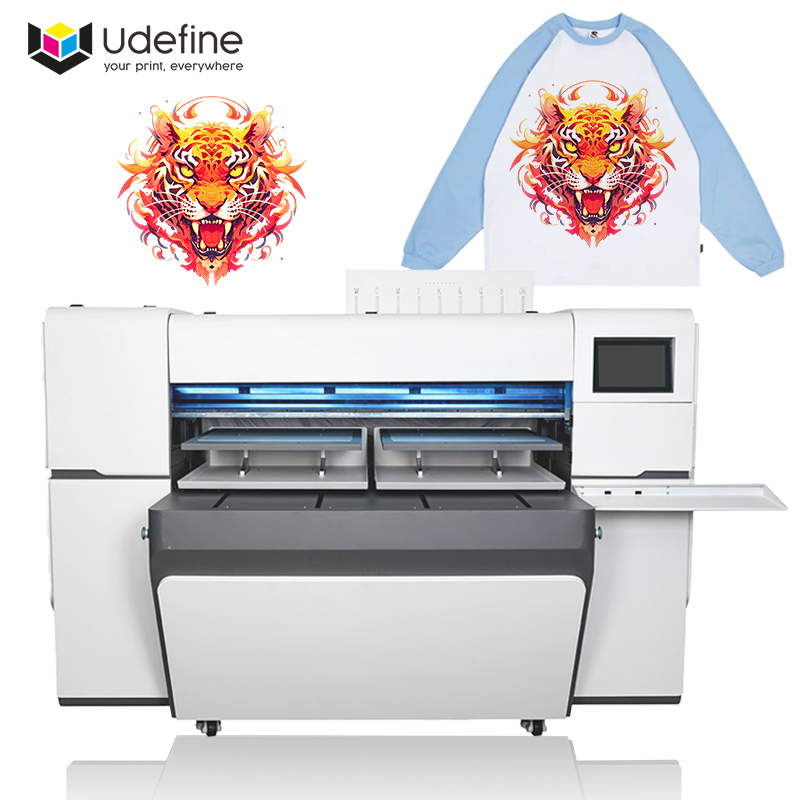 Udefine Double Stations DTG Inkjet Imprimante 4 Heads DTG Printer Impresora Direct To Garment Printers