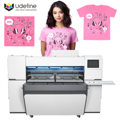 Udefine Double Stations DTG Inkjet Imprimante 4 Heads DTG Printer Impresora Direct To Garment Printers