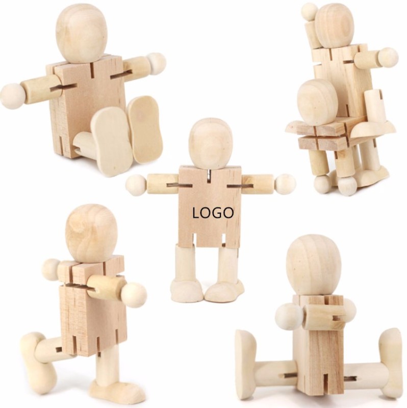 Movable Limbs Wooden Toy Model