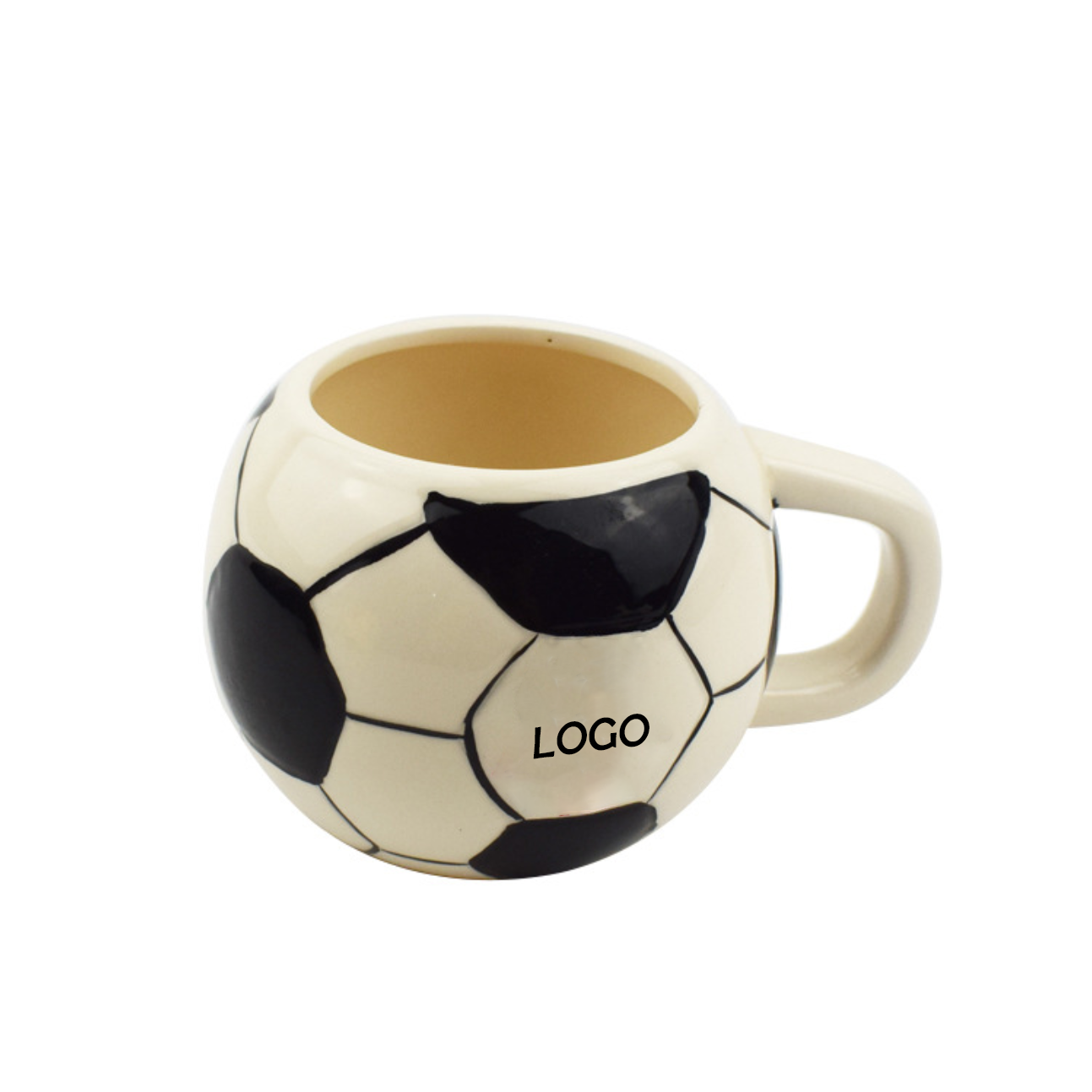 Football Shaped Ceramic Mug