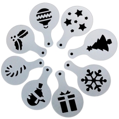Custom 8 PCS Coffee/Cake Halloween Stencils Template