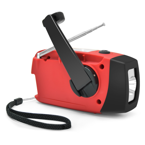 Emergency Hand Crank Radio With LED Flashlight