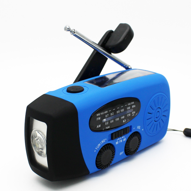 Emergency Hand Crank Radio With LED Flashlight
