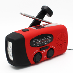 Emergency Hand Crank Radio With LED Flashlight