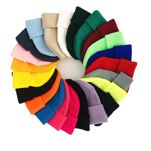 Winter Beanie Hats/Warm Cozy Knitted Cuffed Skull Cap