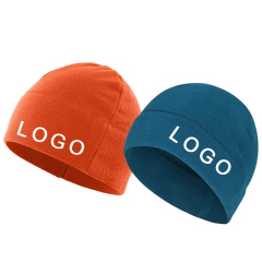 Custom Polar Fleece Winter Hat Fleece Beanie Warm Skull Cap