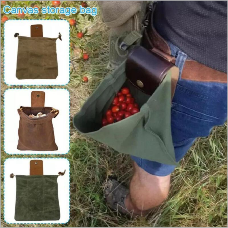 Canvas Fruit Picking Bag