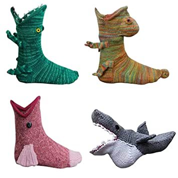 Unisex Knit Novelty Animal Socks