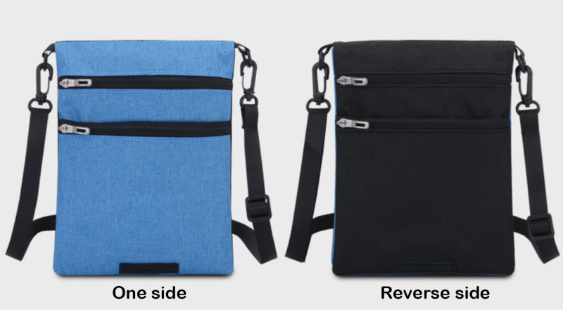 Small Traveling Bag with Both Sides Design