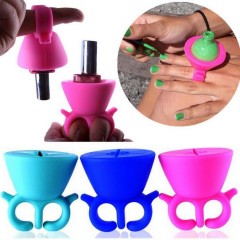 Wearable Nail Polish Holder Ring