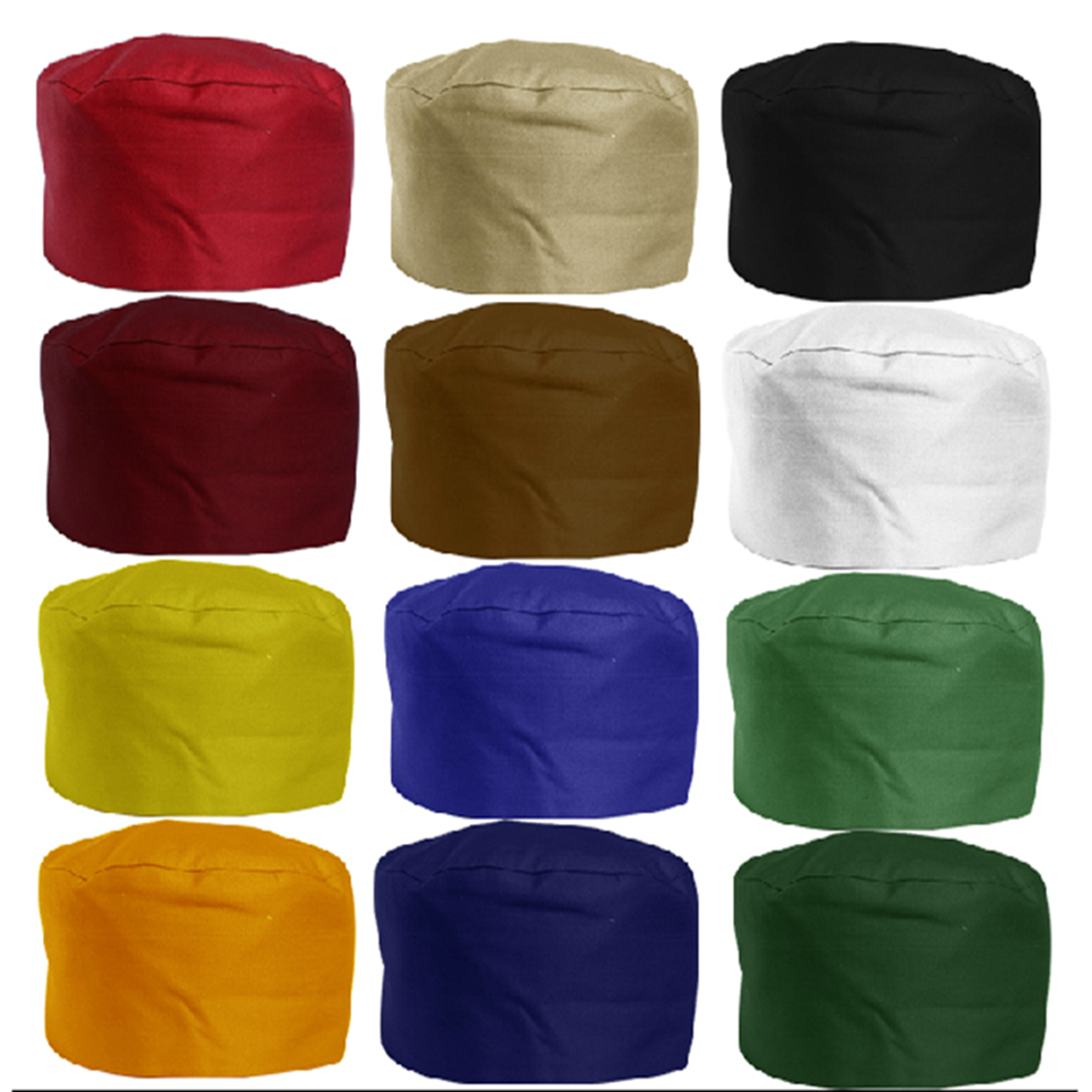 Coloured Chef Beanie