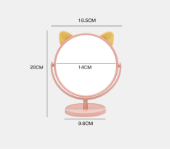 Desk Mirror in Cute Cat Ears Shape