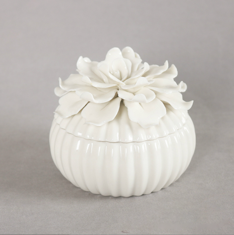 Retro Ceramic Jewelry Box，candle box,tea,coffee box,case,ring,bracelet,necklace storage