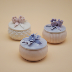 Retro Ceramic Jewelry Box，candle box,tea,coffee box,case,ring,bracelet,necklace storage