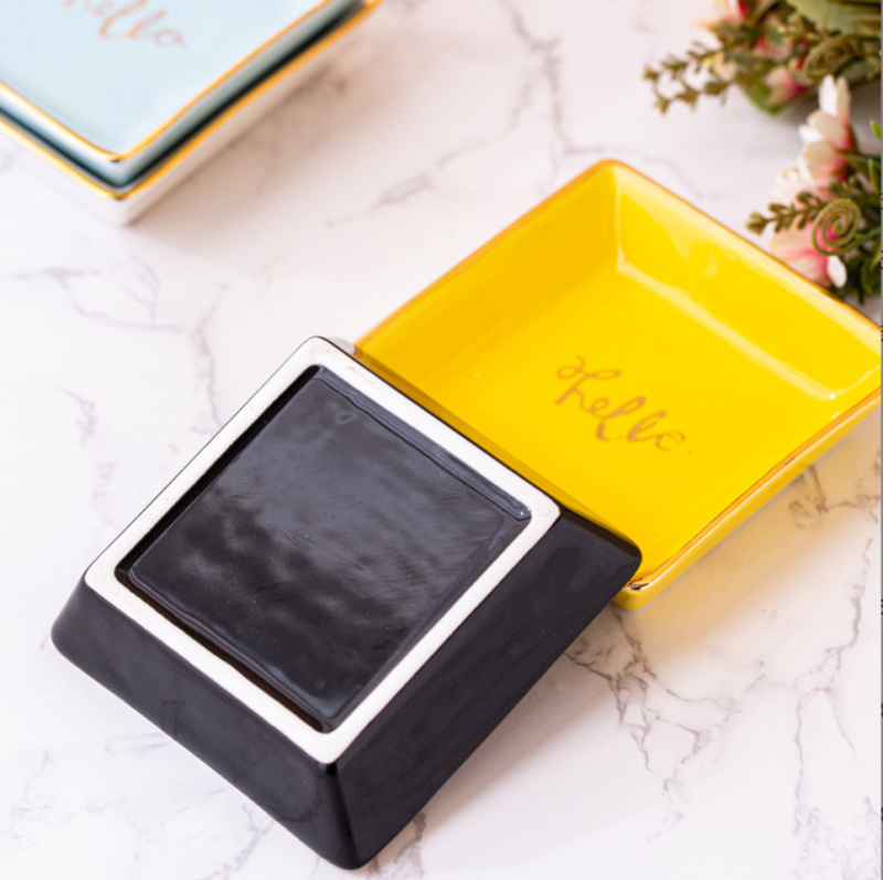 Ceramic Ring Dish Decorative Trinket Plate