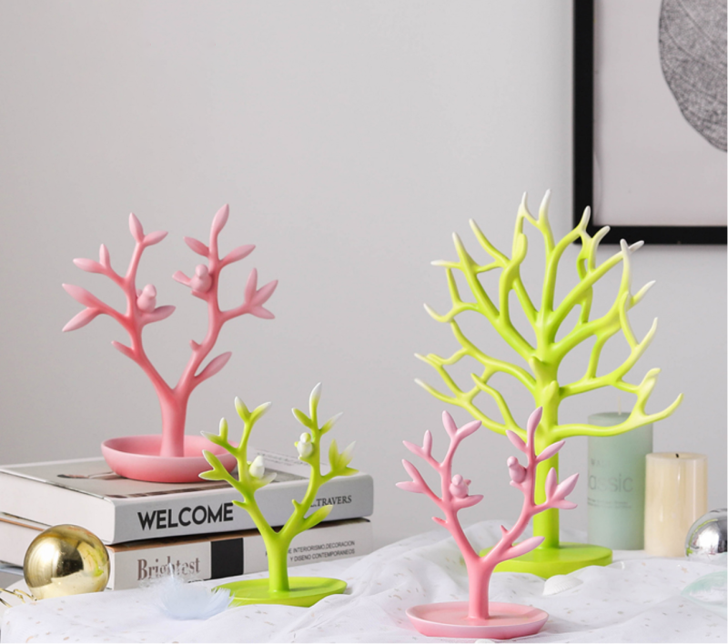 Birds Tree Jewelry Stand Display