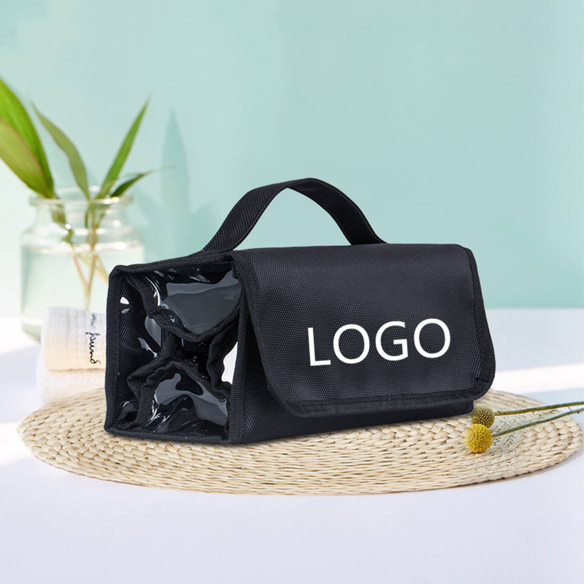 Folded Cosmetic Bag