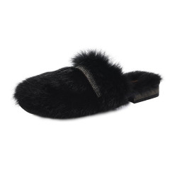 Fluffy slippers