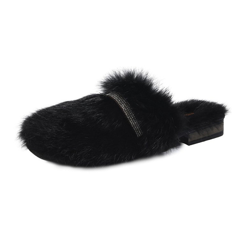 Fluffy slippers