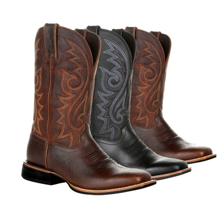 Square Toe Western Cowboy Boot