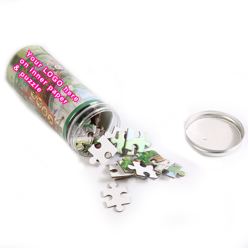 80 Pieces Tube Can Promotional Puzzle