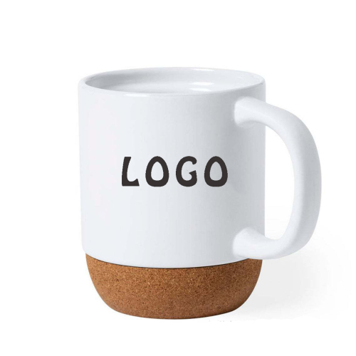 Ceramic Mug With Cork and Lid