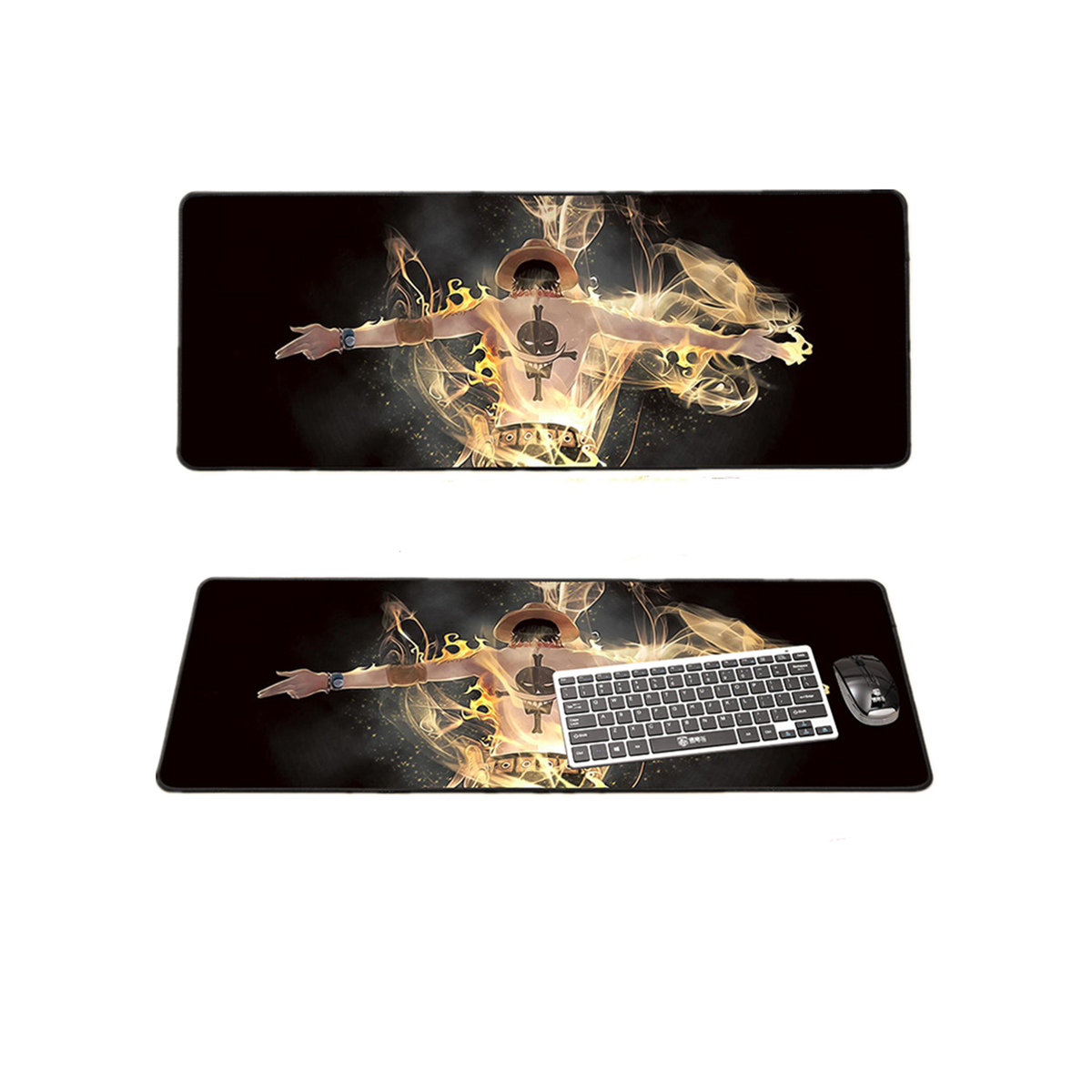 Large Gaming Mouse Pad with Stitched Edges