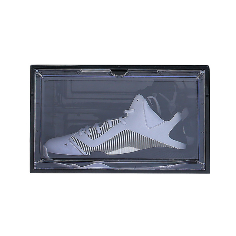 Clear Shoe Box Storage Containerwith Magnetic Side Open Door