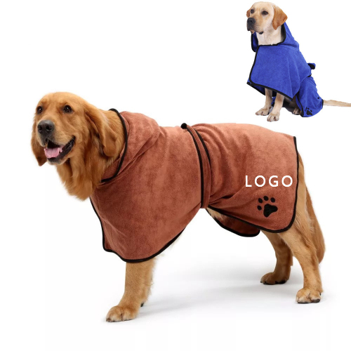 Microfiber Dog Bathrobe