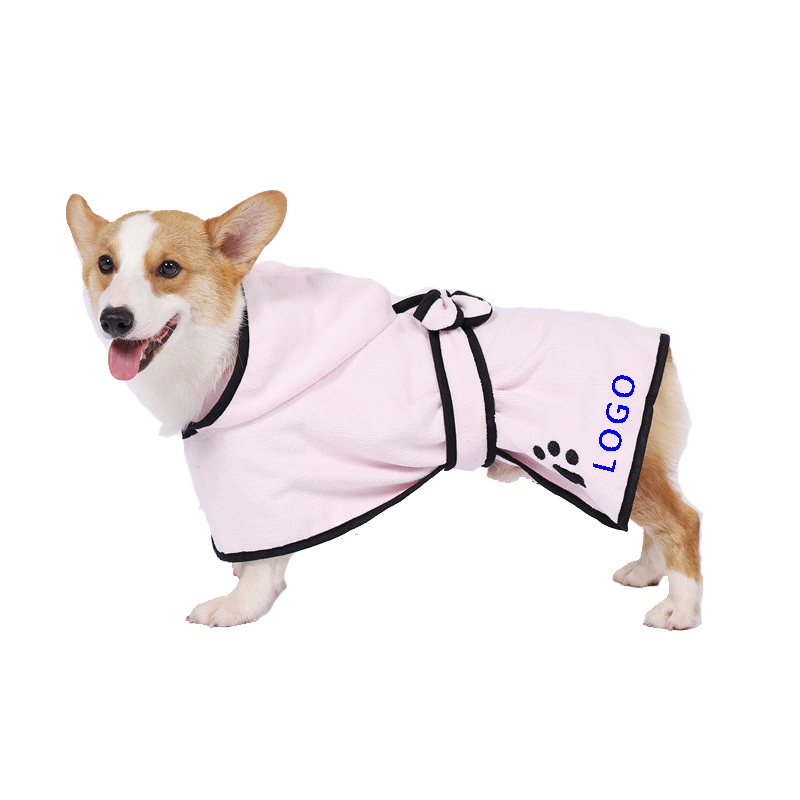 Microfiber Dog Bathrobe