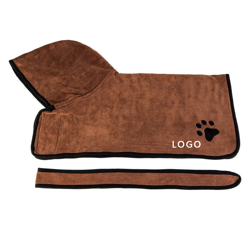 Microfiber Dog Bathrobe