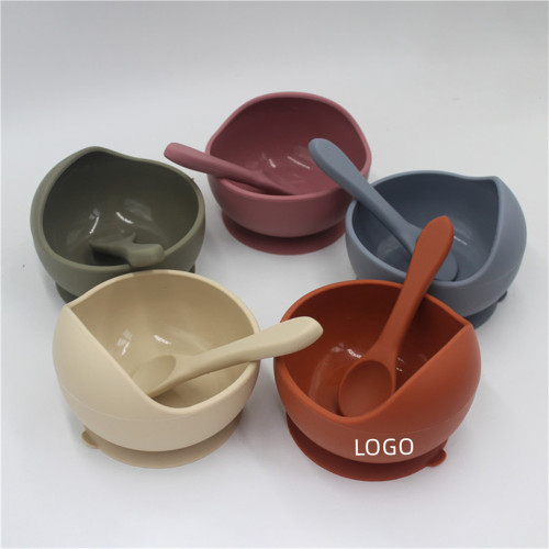 Baby Bowls with Suction and Spoons