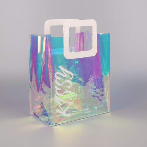 Transparent PVC Laser Handbag