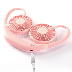 Hand Free Hanging Neck Portable Fan