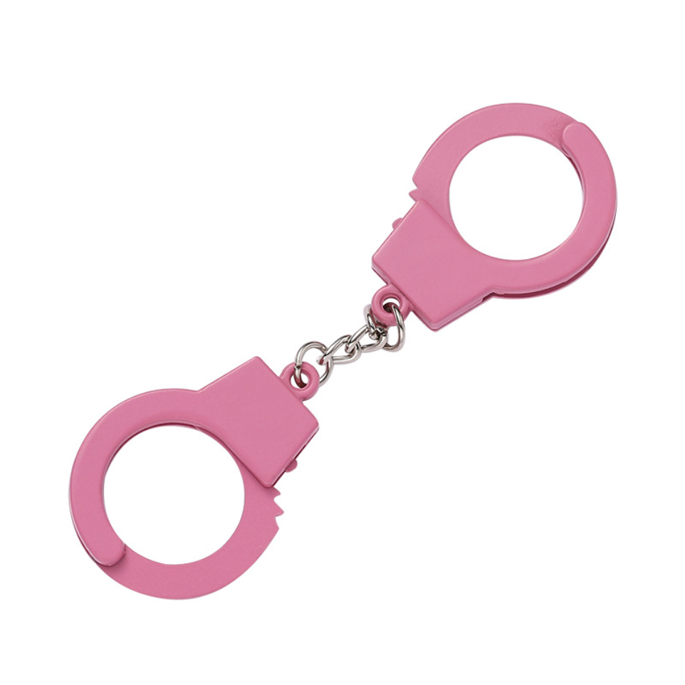 Handcuffs Metal Keychain