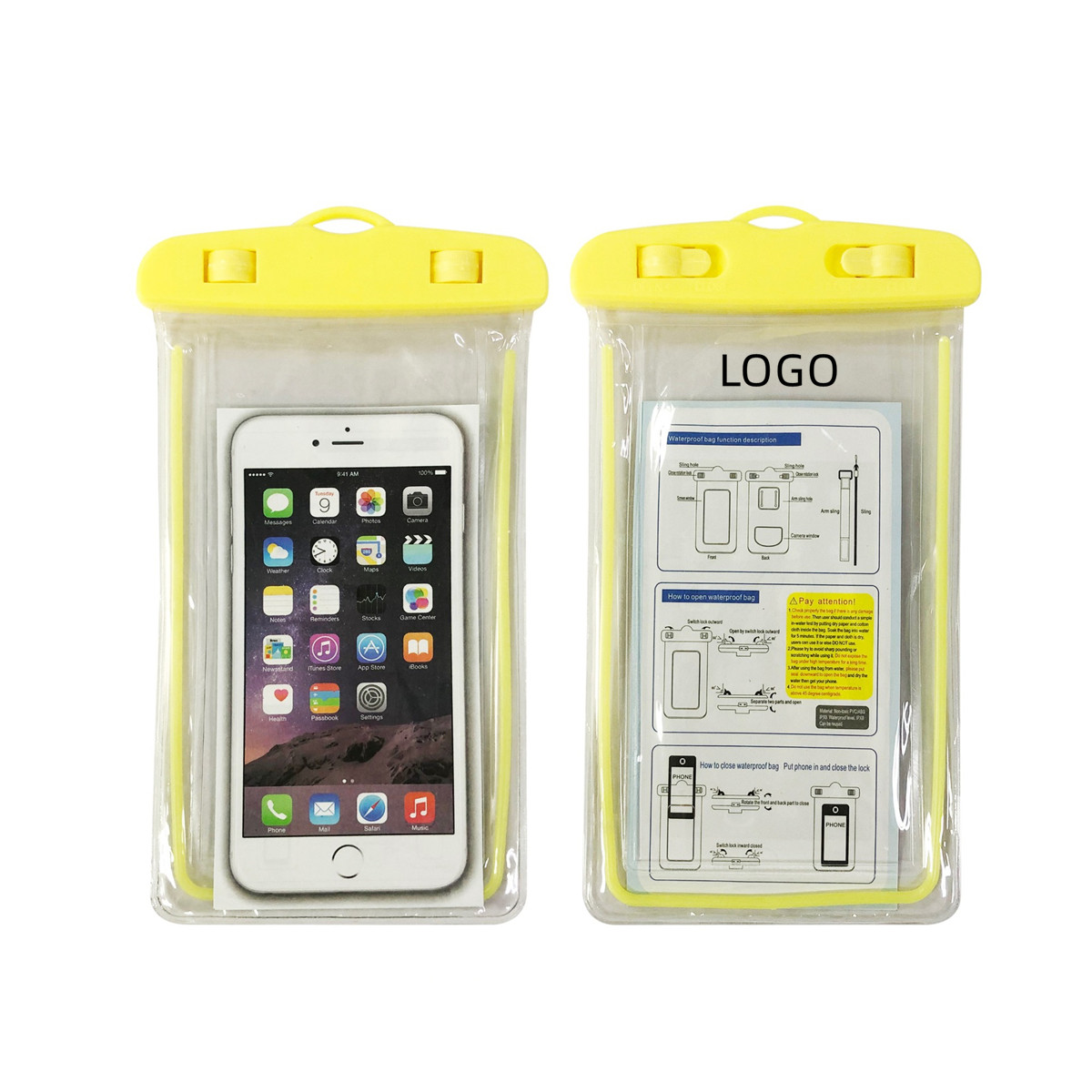 Transparent PVC Waterproof Phone Case