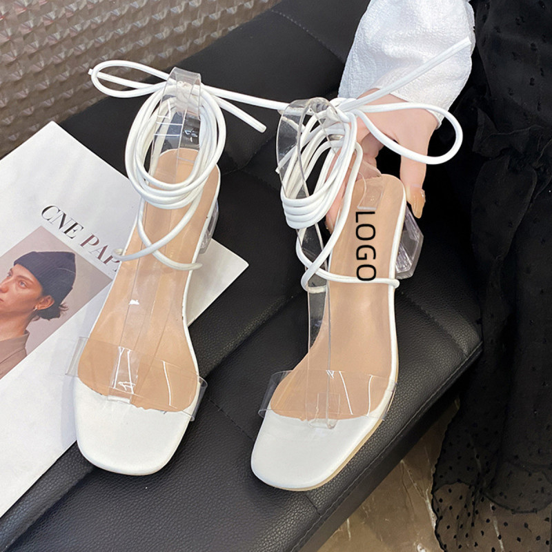 Women's Low-Chunk Low Heel Pump Sandals