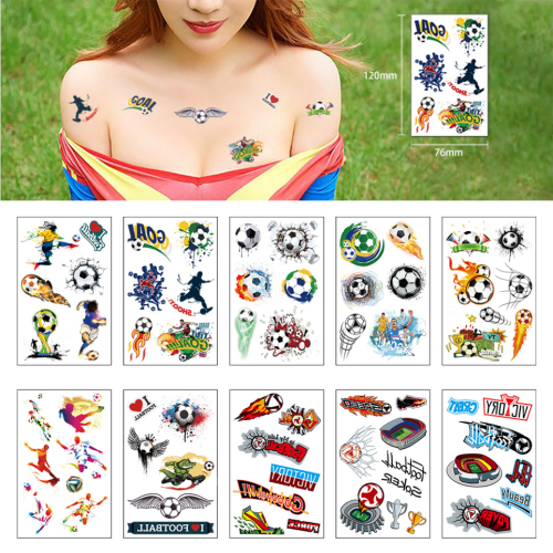 Football/Soccer/World Cup/Fans/Club Tattoo Stickers