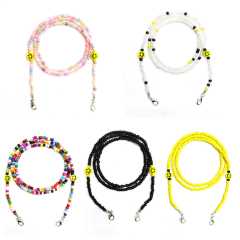 Smiley Eyeglass Chains/Premium Beaded Eyeglass Necklace