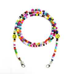 Smiley Eyeglass Chains/Premium Beaded Eyeglass Necklace