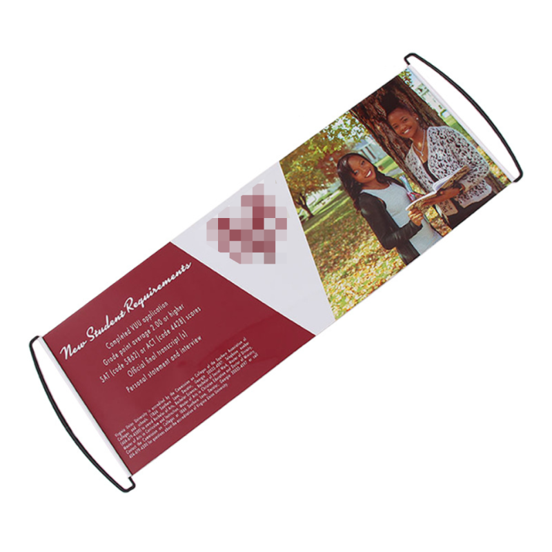 Custom Retractable Handheld Scrolling Banner Flag