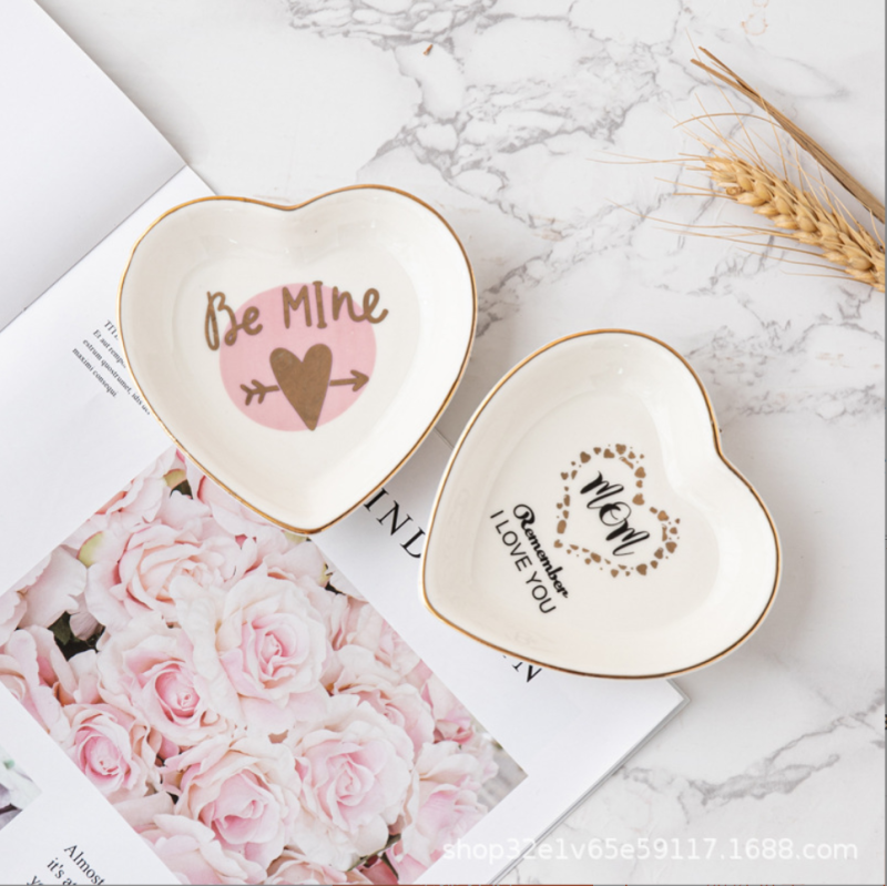 Ceramic Jewelry Tray for Women Girls