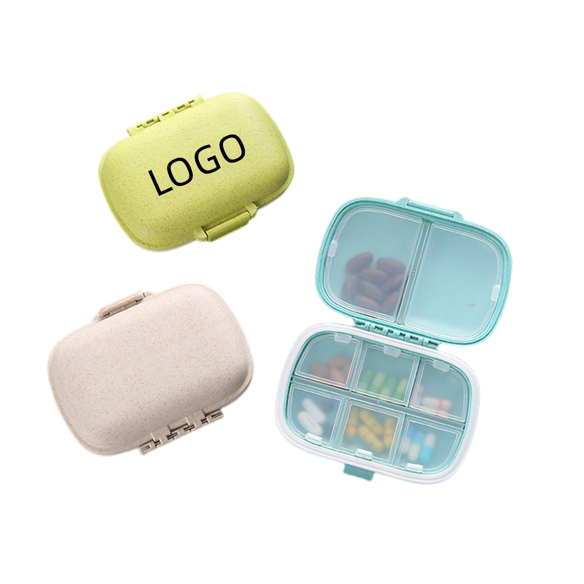 pill organizer,pocket pill box,medicine box,pill case,weekly pill