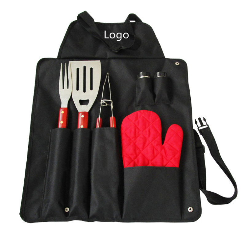 7 Piece BBQ Stainless Steel Utensils