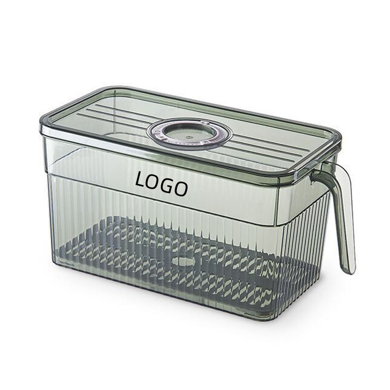 Refrigerator Storage Box with Handle and Cover