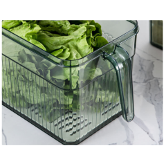 Refrigerator Storage Box with Handle and Cover